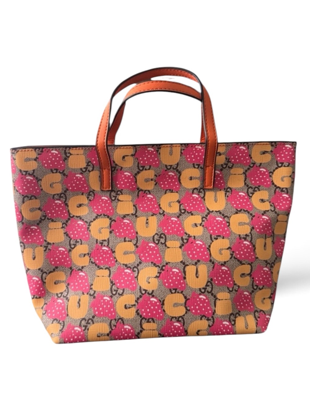 Gucci GG Supreme Strawberry Tote